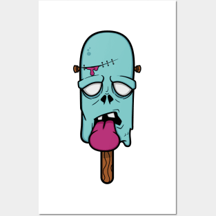 Zombie ice cream Posters and Art